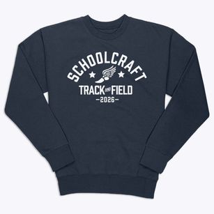 Schoolcraft Elementary School Track and Field Premium Crewneck Sweatshirt