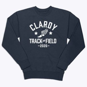 Clardy Elementary School Track and Field Premium Crewneck Sweatshirt