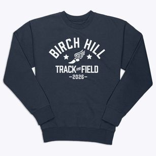 Birch Hill Elementary School Track and Field Premium Crewneck Sweatshirt