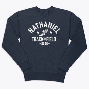 Nathaniel Woodhull Elementary School Track and Field Premium Crewneck Sweatshirt