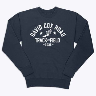 David Cox Road Elementary Track and Field Premium Crewneck Sweatshirt