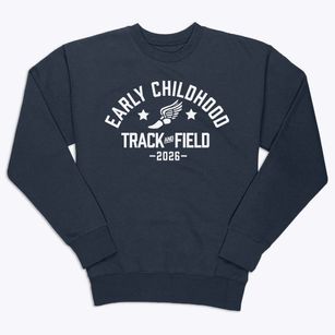 Early Childhood Development Center Track and Field Premium Crewneck Sweatshirt