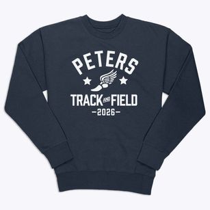 Peters Elementary School Track and Field Premium Crewneck Sweatshirt