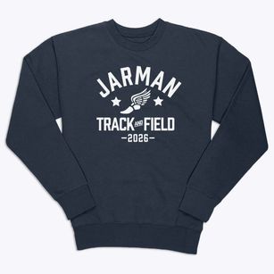 Jarman Junior High School Track and Field Premium Crewneck Sweatshirt