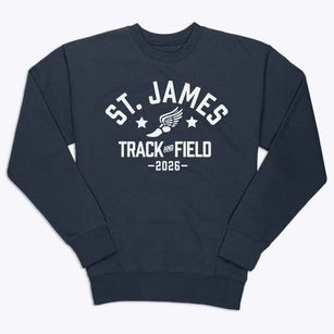 St. James Intermediate School Track and Field Premium Crewneck Sweatshirt