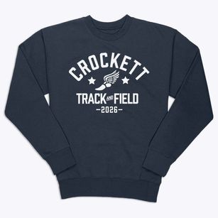 Crockett Elementary School Track and Field Premium Crewneck Sweatshirt