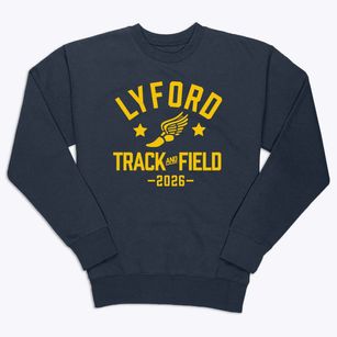 Lyford High School Track and Field Premium Crewneck Sweatshirt