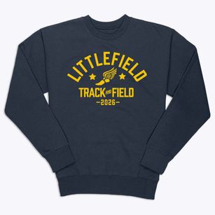 Littlefield Primary School Track and Field Premium Crewneck Sweatshirt