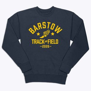 Barstow Memorial School Track and Field Premium Crewneck Sweatshirt