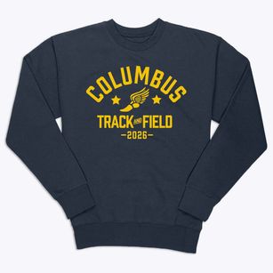 Columbus Middle School Track and Field Premium Crewneck Sweatshirt