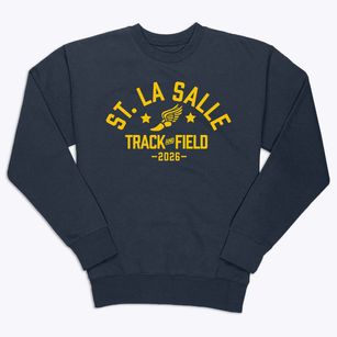 Saint La Salle School Track and Field Premium Crewneck Sweatshirt
