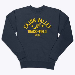 Cajon Valley Middle School Track and Field Premium Crewneck Sweatshirt