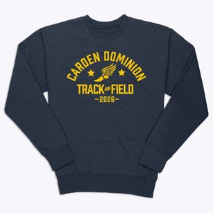 Carden Dominion School Track and Field Premium Crewneck Sweatshirt