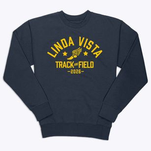 Linda Vista Elementary School Track and Field Premium Crewneck Sweatshirt