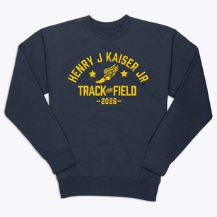 Henry J Kaiser Jr Elementary School Track and Field Premium Crewneck Sweatshirt