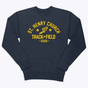 St. Henry Catholic Church Track and Field Premium Crewneck Sweatshirt