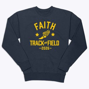 Faith Fellowship Academy Track and Field Premium Crewneck Sweatshirt
