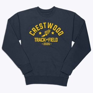 Crestwood Elementary School Track and Field Premium Crewneck Sweatshirt