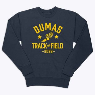 Dumas Elementary School Track and Field Premium Crewneck Sweatshirt