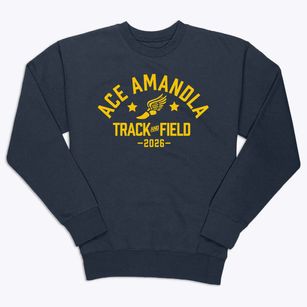 Ace Amandla Charter High School Track and Field Premium Crewneck Sweatshirt