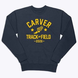 Carver Military Academy Track and Field Premium Crewneck Sweatshirt