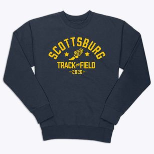 Scottsburg Middle School Track and Field Premium Crewneck Sweatshirt