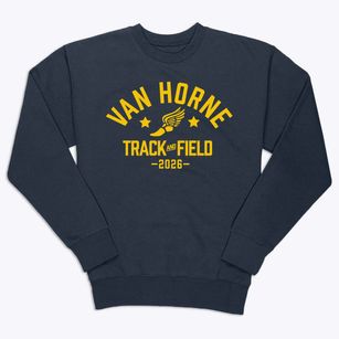 Van Horne Elementary School Track and Field Premium Crewneck Sweatshirt