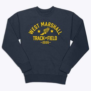 West Marshall High School Track and Field Premium Crewneck Sweatshirt
