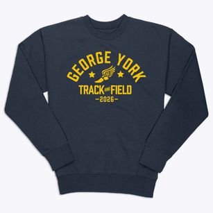 George York School Track and Field Premium Crewneck Sweatshirt
