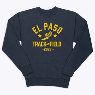 El Paso Elementary School Track and Field Premium Crewneck Sweatshirt