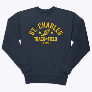 St. Charles Academy Track and Field Premium Crewneck Sweatshirt