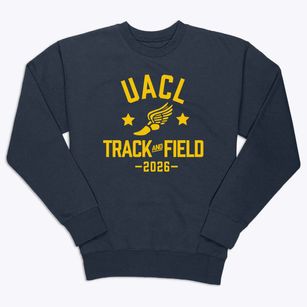 University Academy Of Central Louisiana Track and Field Premium Crewneck Sweatshirt