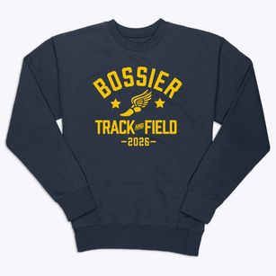 Bossier High School Track and Field Premium Crewneck Sweatshirt