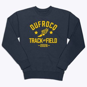 Dufrocq Elementary School Track and Field Premium Crewneck Sweatshirt