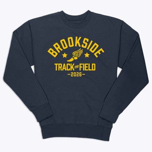 Brookside Elementary School Track and Field Premium Crewneck Sweatshirt