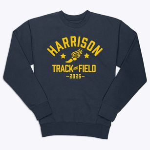 Harrison Middle School Track and Field Premium Crewneck Sweatshirt