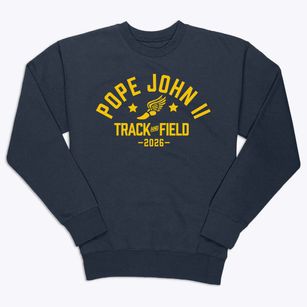 Pope John Ii Catholic School Track and Field Premium Crewneck Sweatshirt