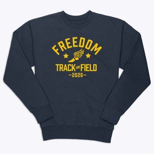 Freedom School Track and Field Premium Crewneck Sweatshirt