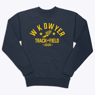 W K Dwyer Primary School Track and Field Premium Crewneck Sweatshirt