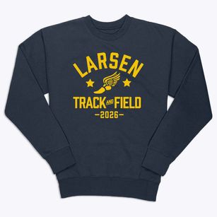 Larsen Christian Academy Track and Field Premium Crewneck Sweatshirt