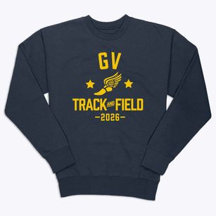 Gv Christian Track and Field Premium Crewneck Sweatshirt
