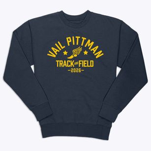 Vail Pittman Elementary School Track and Field Premium Crewneck Sweatshirt