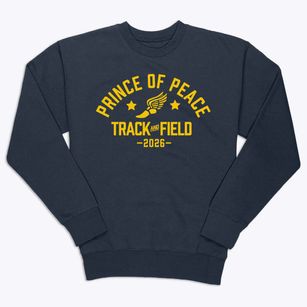 Prince Of Peace Parish Track and Field Premium Crewneck Sweatshirt