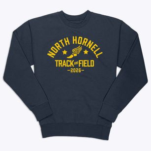 North Hornell Elementary School Track and Field Premium Crewneck Sweatshirt