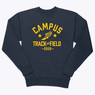 Campus School Of Humanities & Performing Track and Field Premium Crewneck Sweatshirt