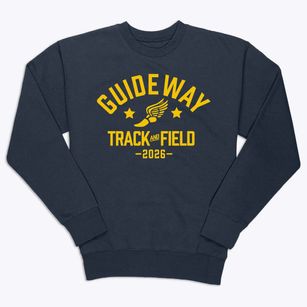 Guideway Elementary School Track and Field Premium Crewneck Sweatshirt