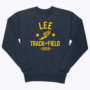 Lee Christian School Track and Field Premium Crewneck Sweatshirt