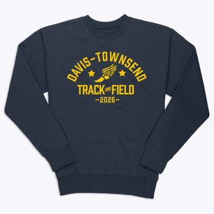 Davis-townsend Elementary School Track and Field Premium Crewneck Sweatshirt