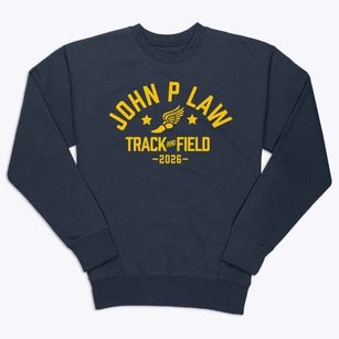 John P Law Elementary School Track and Field Premium Crewneck Sweatshirt