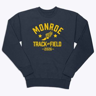 Monroe Alternative Middle School Track and Field Premium Crewneck Sweatshirt